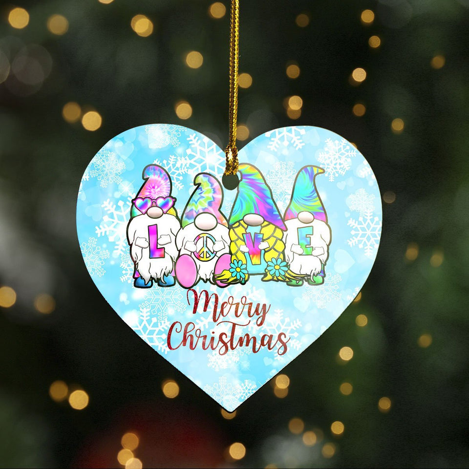 Hippie Dwarfs Merry Christmas, Christmas Ornament, Christmas Gift