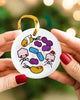 Chemist Gift Circle Ornament, Christmas Ornament, Christmas Gift