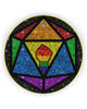 Dnd Lgbt Ceramic Ornament Circle Ornament, Christmas Ornament, Christmas Gift