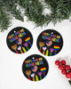 Hate Has No Home Here Ornament Circle Ornament, Christmas Ornament, Christmas Gift