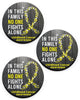 Childhood Cancer Awareness Circle Ornament Circle Ornament, Christmas Ornament, Christmas Gift