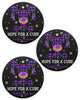 Epilepsy Awareness Circle Ornament Circle Ornament, Christmas Ornament, Christmas Gift