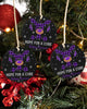 Epilepsy Awareness Circle Ornament Circle Ornament, Christmas Ornament, Christmas Gift