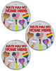 Hate Has No Home Here Christmas Ornament Circle Ornament, Christmas Ornament, Christmas Gift