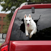 German Shepherd Crack Decal for Back Car Window Humor Name - custom sticker applied on car truck window preview