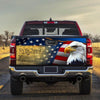 Patriotic Eagle truck Tailgate Decal Sticker Wrap Mother's Day Father's Day Camping Hunting High Quality Gift Idea Tailgate Wrap Decals For Trucks