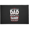 Two Titles Dad and Gamer Indoor Outdoor Doormat Floor Mat Funny