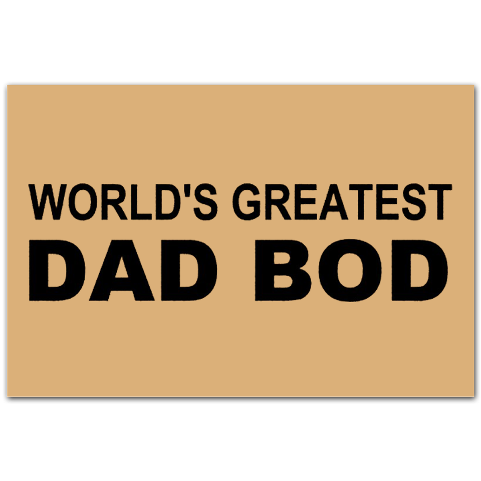 World's Greatest Dad Bod Indoor Outdoor Doormat Floor Mat Funny