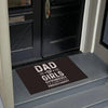 Dad of Girls Proud and Happy Dad Floor Rug Housewarming Gift