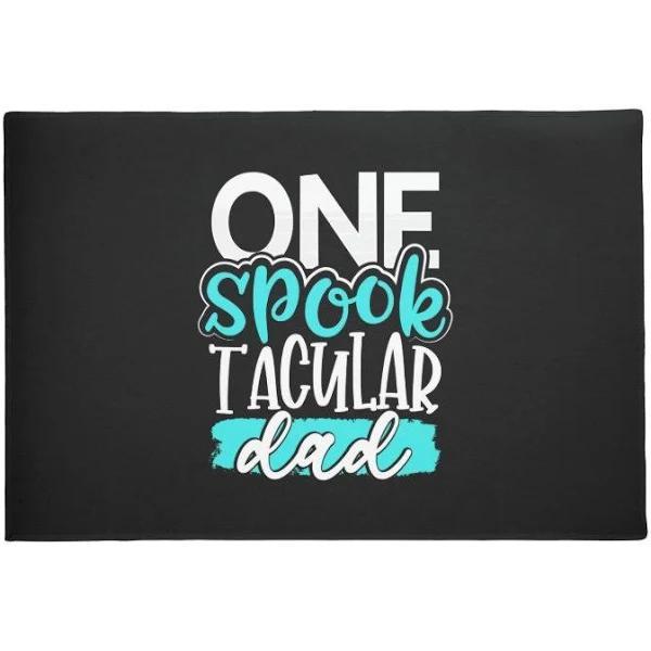 One Spook Tacular Dad Indoor Outdoor Doormat Floor Mat Funny