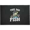 This Dad Loves Fishing Welcome Floor Rug Housewarming Gift Home
