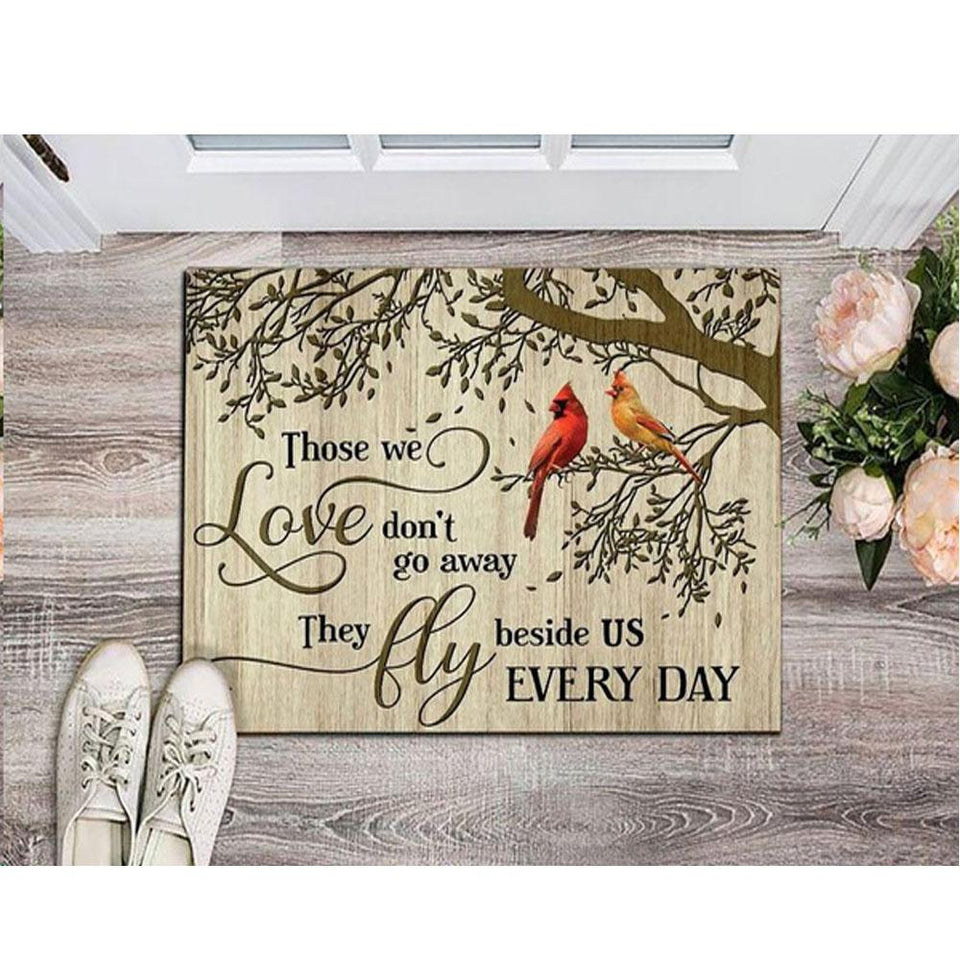 Cardinal Bird Those We Love Don't Go Away Memorial Indoor