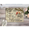 Cardinal Bird Those We Love Don't Go Away Memorial Indoor
