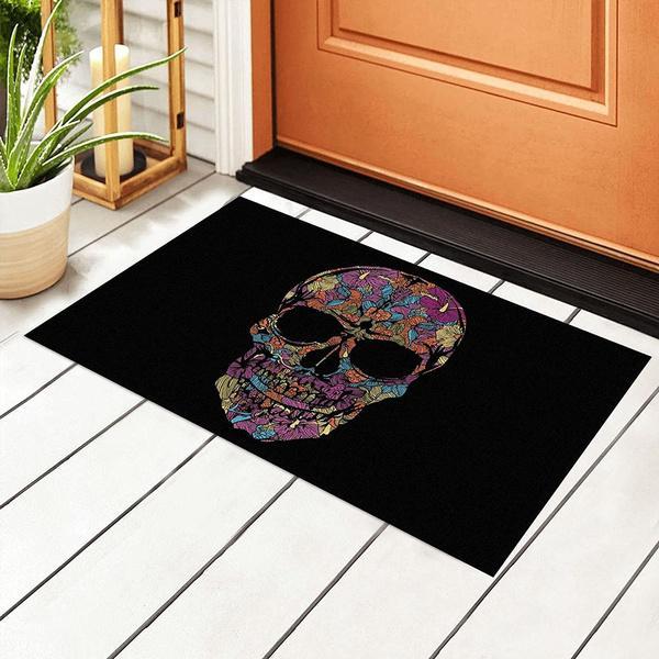 Day of the Dead Indoor and Outdoor Indoor Outdoor Doormat Floor