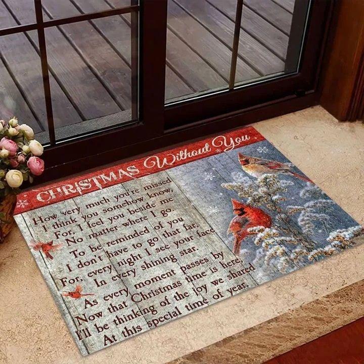 Memorial Cardinal Indoor Outdoor Doormat Floor Mat Funny Gift
