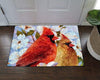 Memorial Cardinal Bird Couple Funny Indoor Outdoor Doormat Floor