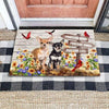 Chihuahua Cardinal Positive Everything Indoor Outdoor Doormat