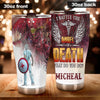 Personalized I Battle the Angel of Death Stainless Steel Tumbler - General Tumbler view #4