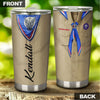 Camellia Personalized Boyscouts Of American Uniform Stainless Steel Tumbler - Double-Walled Insulation Travel Thermal Cup With Lid Gift For Boy Scouts Teenager