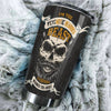 Camellia Personalized I'm The Psychotic Bearded Beast Viking Skull Stainless Steel Tumbler - Double-Walled Insulation Travel Thermal Cup With Lid Gift For Viking Lover