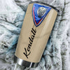 Camellia Personalized Boyscouts Of American Uniform Stainless Steel Tumbler - Double-Walled Insulation Travel Thermal Cup With Lid Gift For Boy Scouts Teenager