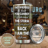 Personalized Nurse I Am the Storm Stainless Steel Tumbler - General Tumbler view #6