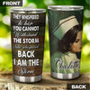 Personalized Nurse I Am the Storm Stainless Steel Tumbler - General Tumbler view #5