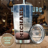 Personalized Football I Can Do All Things Christ Strengthens Me - General Tumbler view #6