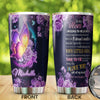 Camellia Personalized To My Mom I Love You Stainless Steel Tumbler - Double-Walled Insulation Thermal Cup With Lid Daughter Gift For Mommy Mother's Day