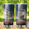 Personalized Football I Can Do All Things Christ Strengthens Me - General Tumbler view #7