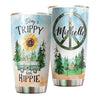 Personalized Stay Trippy Little Hippie Vintage Stainless Steel - General insulated stainless steel tumbler drinkware preview