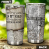 Camellia Personalized Little Voice Get More Books Stainless Steel Tumbler - Double-Walled Insulation Coffee Thermal Cup With Lid Gift For Bookworms Nerd Librarian