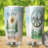 Personalized Stay Trippy Little Hippie Vintage Stainless Steel - General Tumbler view #7