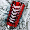 Camellia Personalized Shoes Lace Red Sneakers Star Vintage Graphic Stainless Steel Tumbler - Double-Walled Insulation Travel Thermal Cup With Lid Gift For Teenager Birthday