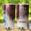 Personalized Superheroes Wear Scrubs Pandemic Graphics Stainless - General Tumbler view #7