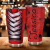 Camellia Personalized Shoes Lace Red Sneakers Star Vintage Graphic Stainless Steel Tumbler - Double-Walled Insulation Travel Thermal Cup With Lid Gift For Teenager Birthday