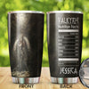 Camellia Personalized Valkyrie Nutrition Facts Heroine Viking Stainless Steel Tumbler - Double-Walled Insulation Thermal Cup With Lid Gift For Girl Women Valkyrie Lover