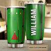Personalized Billiards Balls Pool Player Graphics Stainless - double-wall vacuum insulated coffee travel tumbler detail