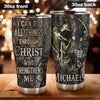 Personalized Archer I Can Do All Christ Strengthens Me Stainless - General Tumbler view #4