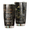 Personalized Archer I Can Do All Christ Strengthens Me Stainless - General insulated stainless steel tumbler drinkware preview