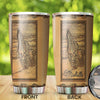 Camellia Personalized Viking Horse Metal Style Stainless Steel Tumbler - Double-Walled Insulation Travel Thermal Cup With Lid Gift For Birthday Horse Lover Barrel Racing