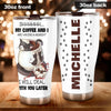 Personalized Black Cat My Coffee and I Stainless Steel Tumbler - Cat Lovers Tumbler view #4