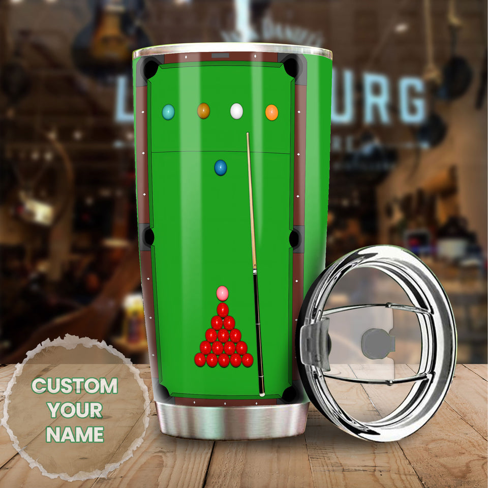 Personalized Billiards Balls Pool Player Graphics Stainless - General Tumbler view #6