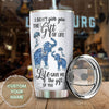 Camellia Personalized Elephant Mom Jewelry To My Daughter Loving Letters Stainless Steel Tumbler - Double-Walled Insulation Thermal Cup With Lid Mom Gift For Daughter Girl
