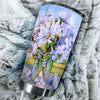 Camellia Personalized Farming Daisy Dragonfly Everyday Is A New Beginning Stainless Steel Tumbler - Double-Walled Insulation Travel Thermal Cup With Lid Gift For Nature Lover