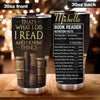 Personalized That's What I Do I Read Know Things Stainless Steel - General Tumbler view #4