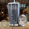 Personalized 3D Funny Fact About Redhead Stainless Steel Tumbler - General Tumbler view #4