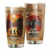 Personalized Salem Sanctuary for Wayward Cats Black Cat Skull - Cat Lovers insulated stainless steel tumbler drinkware preview