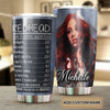 Personalized 3D Funny Fact About Redhead Stainless Steel Tumbler - General insulated stainless steel tumbler drinkware preview