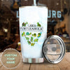 Camellia Personalized Sea Turtle I Am A Turtleaholic Graphics Stainless Steel Tumbler - Double-Walled Insulation Travel Thermal Cup With Lid Gift For Turtle Sea Lover